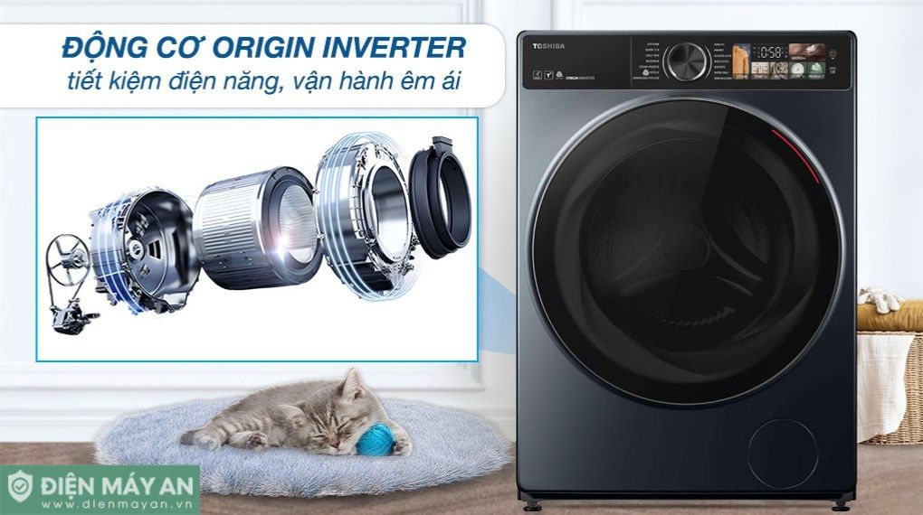 Máy Giặt Toshiba Inverter 10,5 Kg TW-T25BU115MWV(MG)